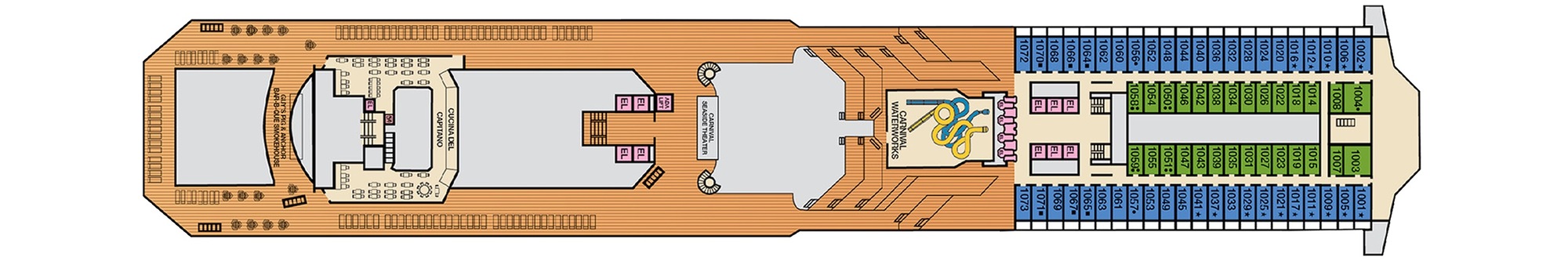 Deck 10- Panorama plan
